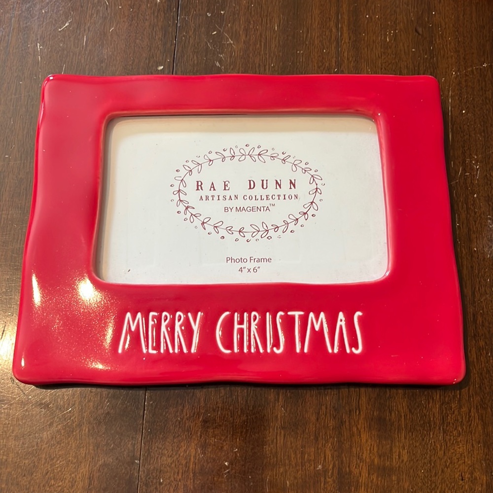 Rae Dunn Merry Christmas Picture Frame